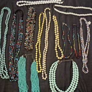 Beaded Necklace lot